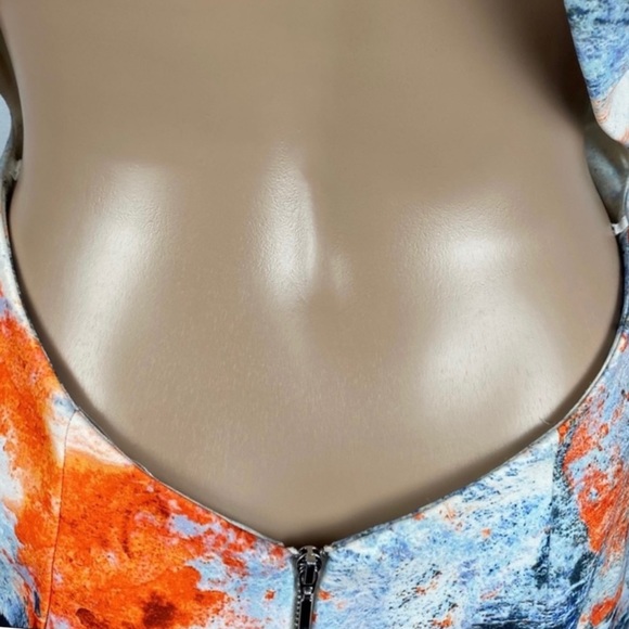 BEC & BRIDGE REVOLVE PRINTED OPEN BACK MINI DRESS - Picture 8 of 9